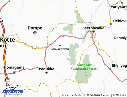 MICHELIN-Landkarte Mambula - ViaMichelin