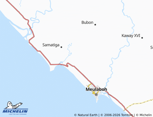 MICHELIN Cot Seumeureng map - ViaMichelin