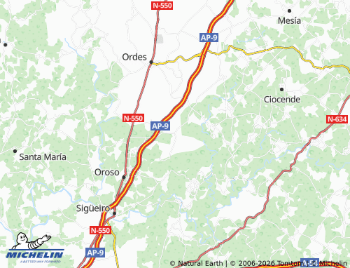MICHELIN Vilasuso map - ViaMichelin