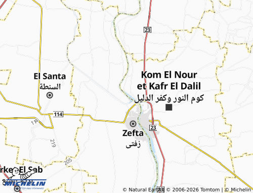 Mapa MICHELIN Duhtourah - ViaMichelin