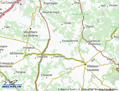Mapa MICHELIN Le Drou - ViaMichelin