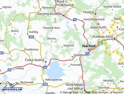 Mappa MICHELIN Studnice - ViaMichelin