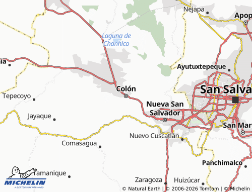 MICHELIN Colón map - ViaMichelin