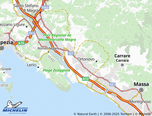 Carte MICHELIN San Lazzaro - ViaMichelin