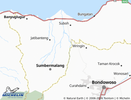 MICHELIN Cemara map - ViaMichelin