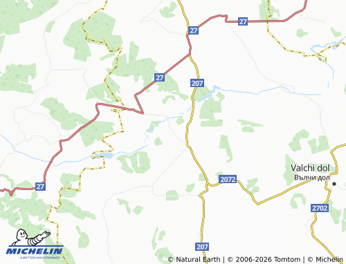MICHELIN Esenitsa map - ViaMichelin