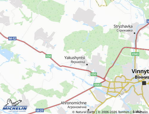 Mappa MICHELIN Lysohora - ViaMichelin