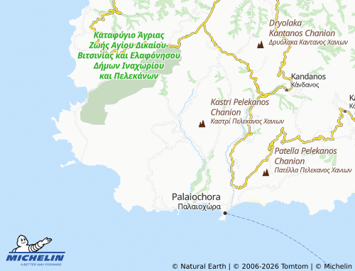 MICHELIN Kityros map - ViaMichelin