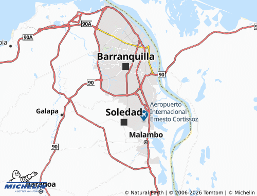 Mapa MICHELIN Las Moras - ViaMichelin
