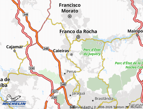 Mappa MICHELIN Caieiras - ViaMichelin
