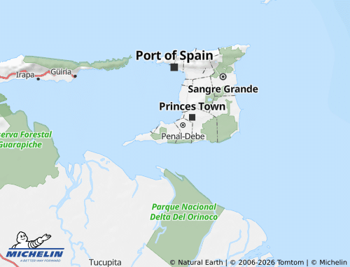 Mapa MICHELIN Siparia - ViaMichelin