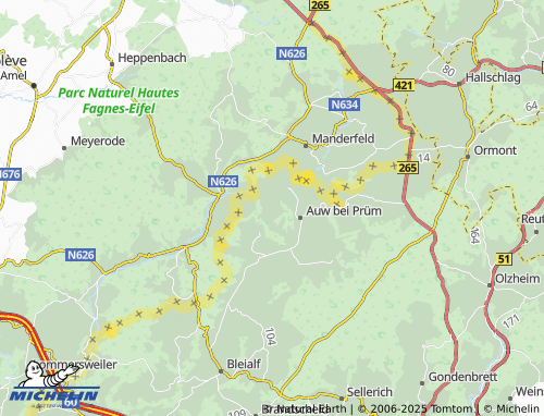 Carte MICHELIN Wischeid - ViaMichelin