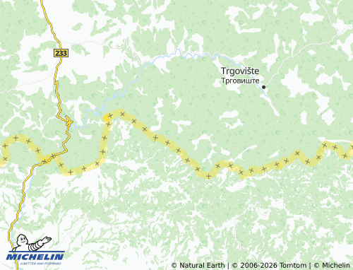 Mapa MICHELIN Šumata Trnica - ViaMichelin