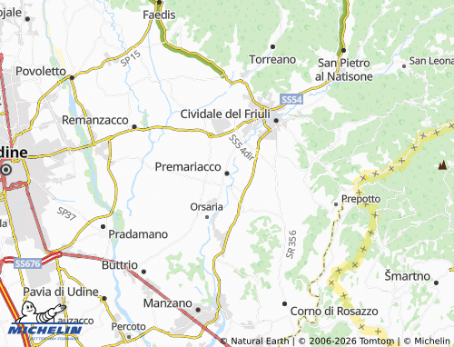 Mapa MICHELIN Premariacco - ViaMichelin