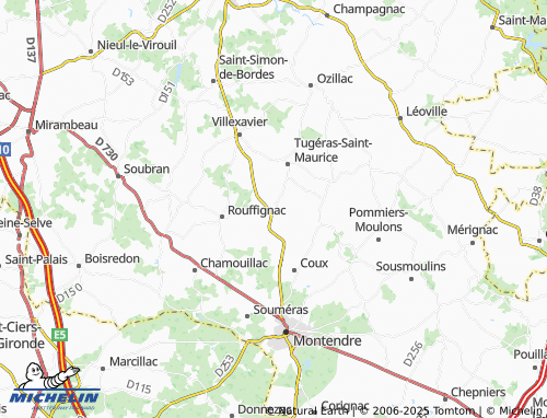 Carte MICHELIN Chartuzac - ViaMichelin