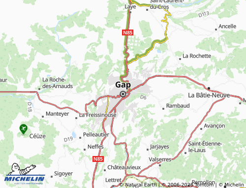 Carte MICHELIN Gap - ViaMichelin