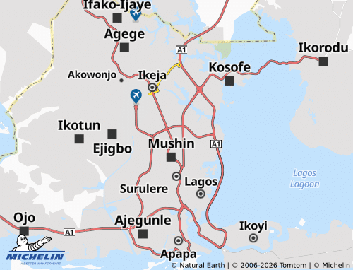 MICHELIN Onipanu map - ViaMichelin