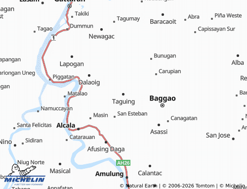 Mapa MICHELIN Taguing - ViaMichelin