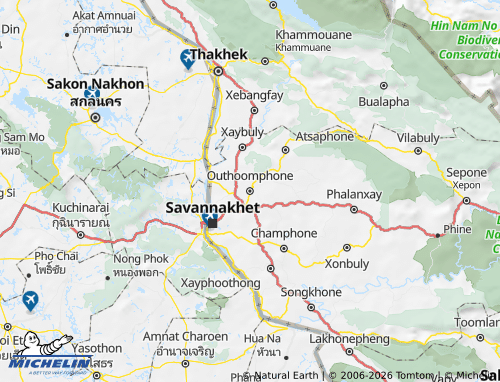 Mappa MICHELIN Outhoomphone - ViaMichelin