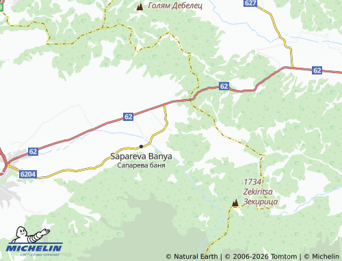 Carte MICHELIN Saparevo - ViaMichelin