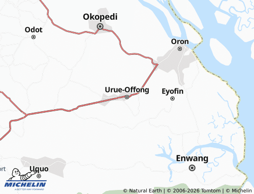 Mappa MICHELIN Urue-Offong - ViaMichelin