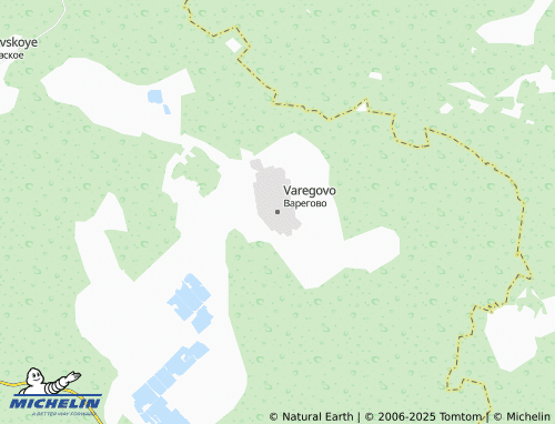 MICHELIN Varegovo map - ViaMichelin