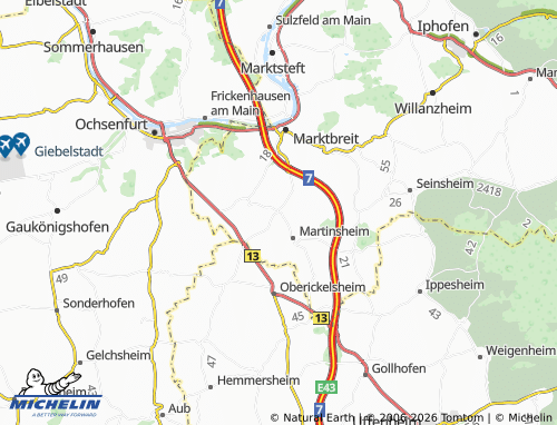 Mappa MICHELIN Enheim - ViaMichelin