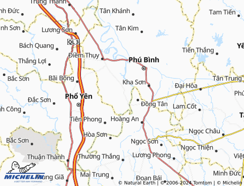 MICHELIN Nga My map - ViaMichelin