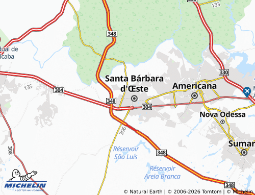 Mapa MICHELIN Vila Alves - ViaMichelin