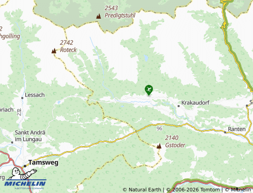 Mapa MICHELIN Krakauhintermühlen - ViaMichelin