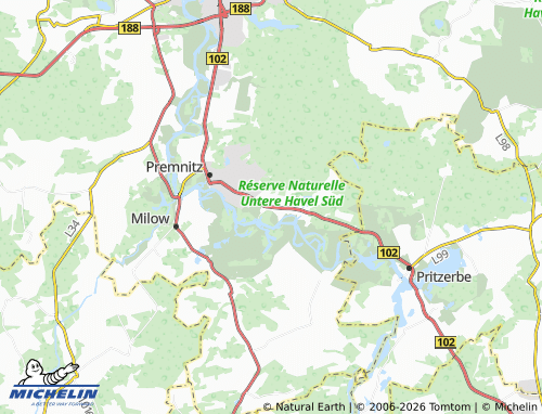 MICHELIN Döberitz map - ViaMichelin