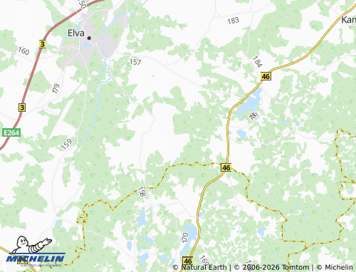 Kaart MICHELIN Kääni - ViaMichelin