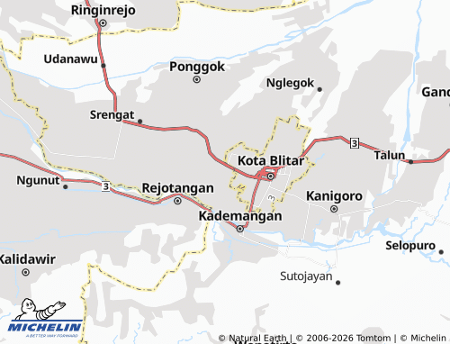 MICHELIN Sanankulon map - ViaMichelin