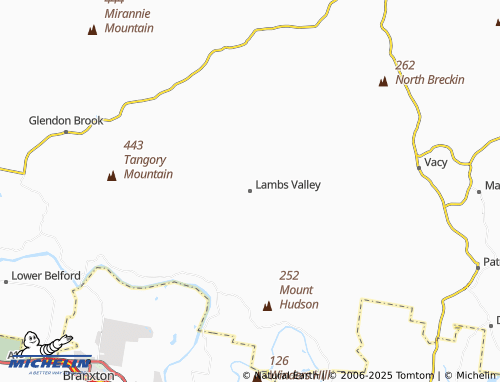 MICHELIN Lambs Valley map - ViaMichelin