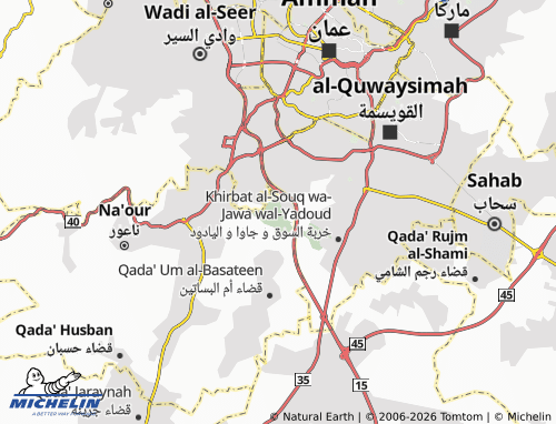 MICHELIN Umm Al Kundom map - ViaMichelin