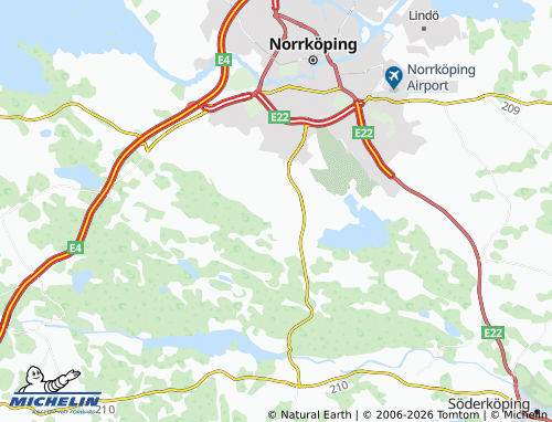 MICHELIN Ludden map - ViaMichelin