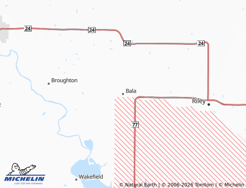 Mappa MICHELIN Bala - ViaMichelin