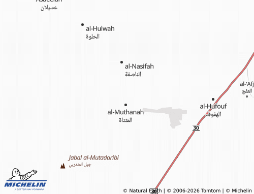 Carte MICHELIN al-Far'ah - ViaMichelin