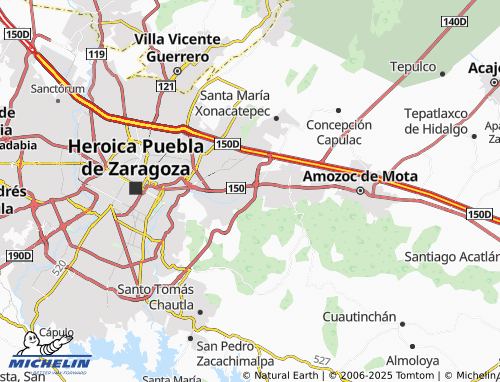 MICHELIN Casa Blanca map - ViaMichelin