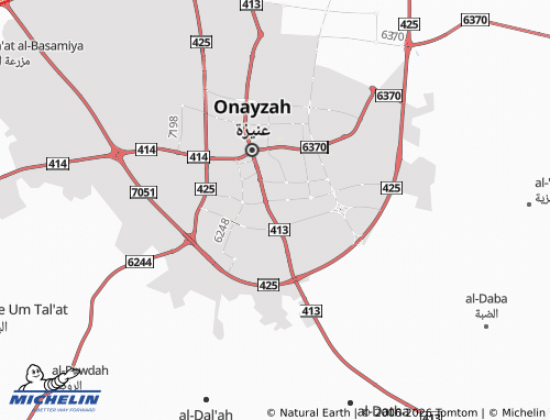 MICHELIN-Landkarte al-'Aqeeq - ViaMichelin