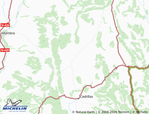 MICHELIN El Pobo map - ViaMichelin