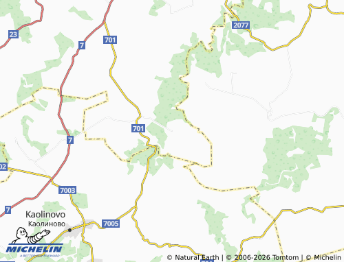 Mapa MICHELIN Skala - ViaMichelin