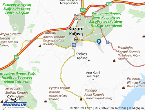Carte MICHELIN Lefkovrysi - ViaMichelin