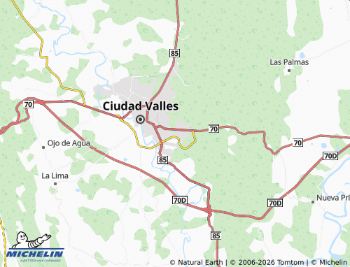 MICHELIN Lomas de San José map - ViaMichelin