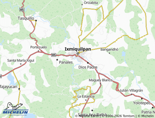 MICHELIN 20 de Noviembre map - ViaMichelin
