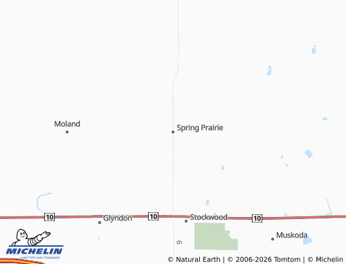 Carte MICHELIN Spring Prairie - ViaMichelin