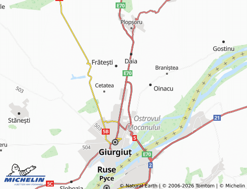 MICHELIN Remuș map - ViaMichelin