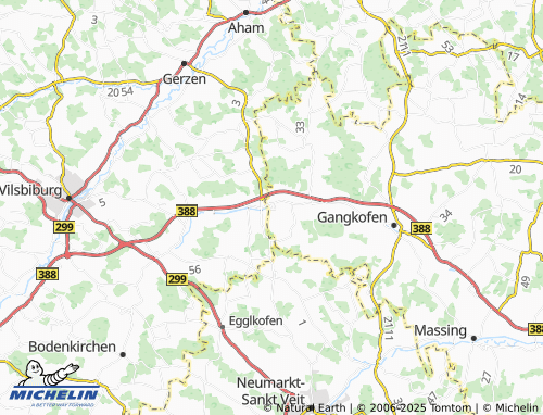 Carte MICHELIN Geiselberg - ViaMichelin