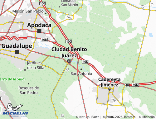 Mappa MICHELIN Rinconada San Juan - ViaMichelin