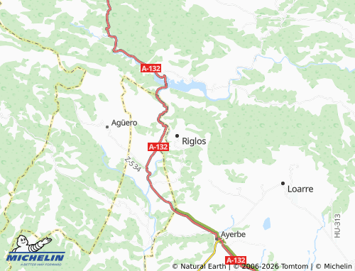 Kaart MICHELIN Riglos - ViaMichelin